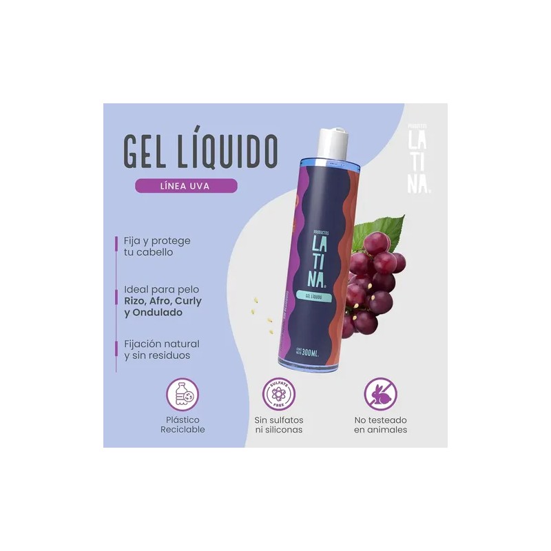 Kit Latina 4 Pzs Shampoo Anti Frizz Activa De Rizos