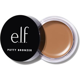 e.l.f. Putty Bronzer, Creamy & Highly Pigmented Formula, Creates a Long-Lasting Bronzed Glow, Infused with Argan Oil & Vitamin E, Tan Lines, 0.35 Oz