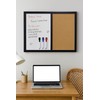 MURIWAI 36x24 Wall-Mount Combo Board - Magnetic Dry Erase &