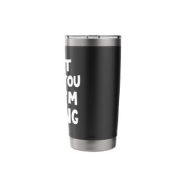 Can't Hear You I'm Gaming Funny Headset Graphic Video Games Stainless Steel Insulated Tumbler