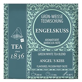 Teemando® White / Green Tea Mix Angel Kiss Passion Fruit Note Flavoured 50 Pyramid Bags in Sachet of 3 g = 2 x 50 Bags