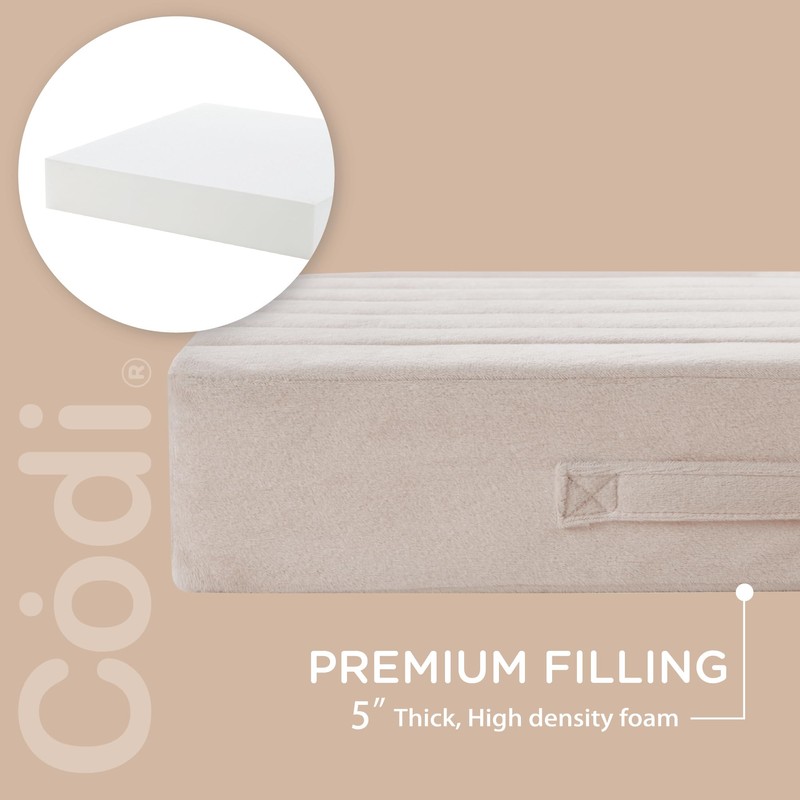 Codi Thick Replacement Couch Cushions 2 Sets, Upholstery Foam with