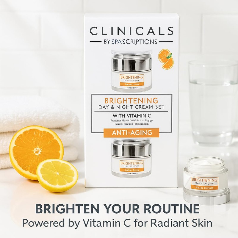 SpaScriptions Clinicals Brightening Vitamin C Day & Night Cream Set