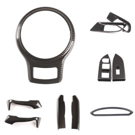 MODY 10PCS ABS Carbon Fiber Interior Trim Set For Toyota 86/ Subaru BRZ 2012-2020