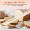 ULTECHNOVO 12 Pcs Stainless Steel Bread Saw Blades Replacement Serrated