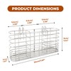 Stainless Steel Utensil Drying Basket Rack Hanging Holder for Knife
