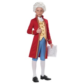 Classical Composer Costume Kids Medium