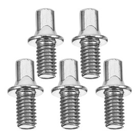 Alasum Set of 5 Pedal Screws, Fixing Pedal Screws, Instrument Drum Pedal Screws, Drum Pedal Screws, Instrument Pedal Screws, Zinc Alloy, Silver