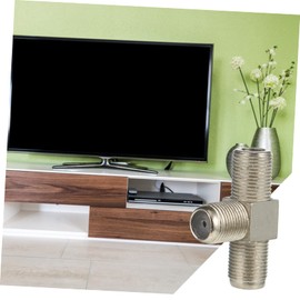 CIYODO F-Type Cable Splitter Tv Antenna Splitter Signal Enhancer Nickel-Plated