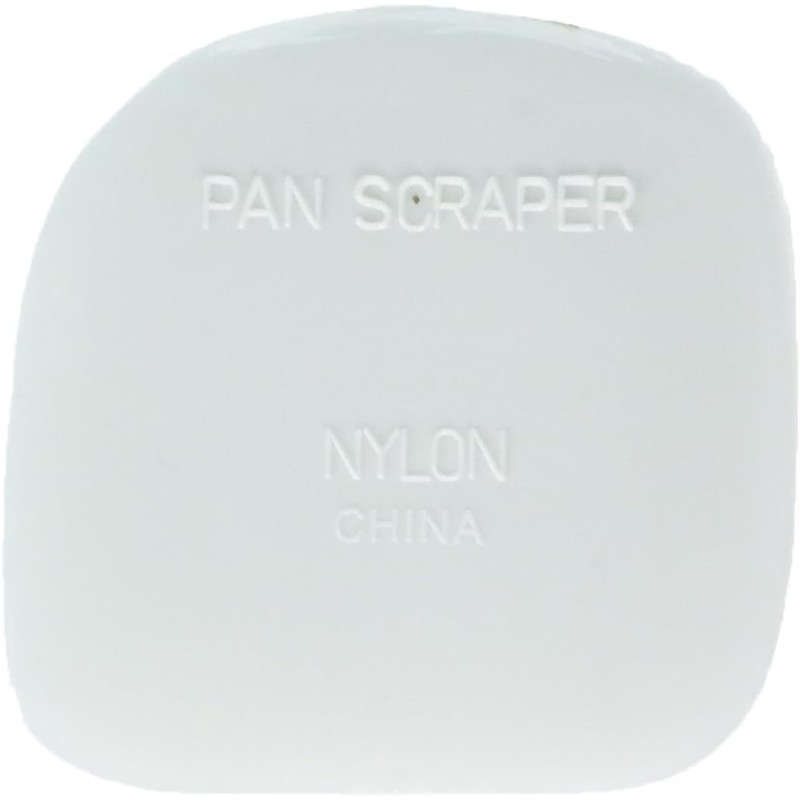 Fox Run Nylon Pot/Pan Scraper, Set of 2, White