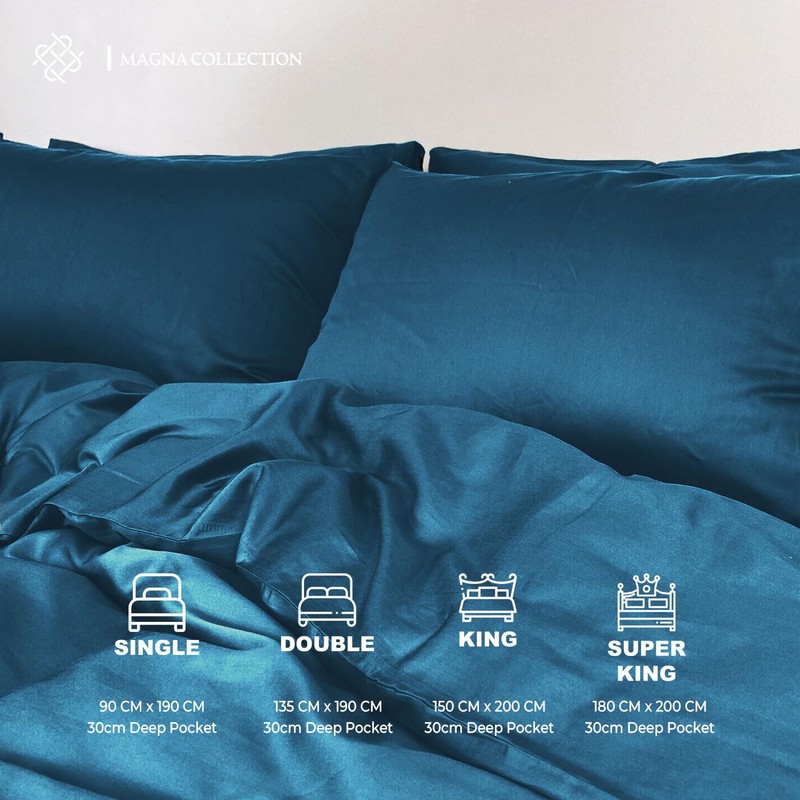 MAGNA COLLECTION Single Duvet Cover Set - Hotel Quality Bedding