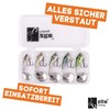 Zite Fishing Jigspinner Set Fischform | 5 Stück Spin Jigs