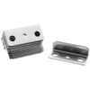 FMHXG 10pcs Angled Drawer Lock Strike Plate for Home Office