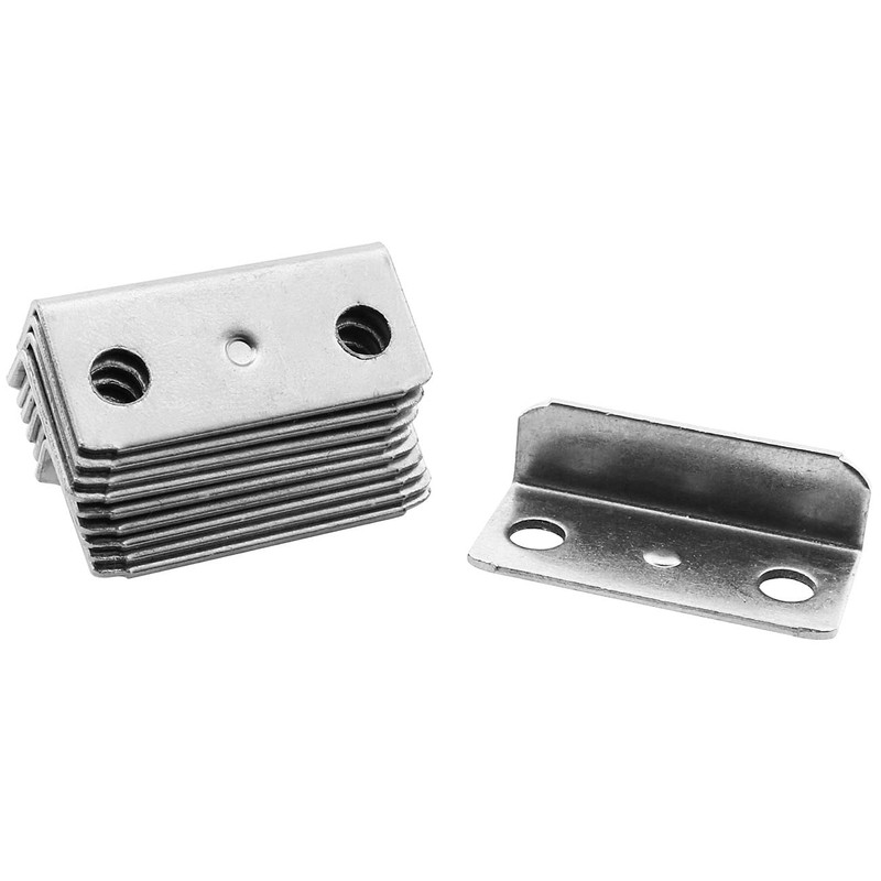 FMHXG 10pcs Angled Drawer Lock Strike Plate for Home Office