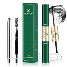KEYYOU- Pegamento para pestañas Lash Bond and Seal Cluster para grupos de pestañas Fuerte Suave Cómodo Adhiere y sella Agua