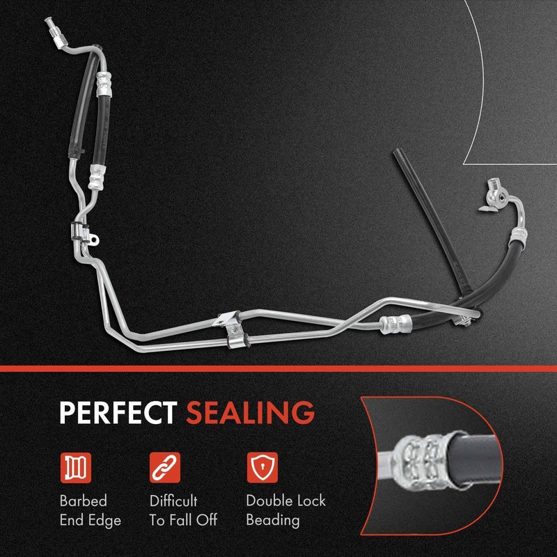 A-Premium Power Steering Pressure & Return Hoses Line Assembly Compatible