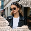 3 Pcs Y2K Grommet Headband, Punk Grunge Studded Hair Accessories