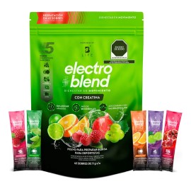 Electrolitos Creatina 45 Sobres Electroblend Creatine B Life Sabor Mix De Frutas