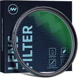 Walking Way 82 mm Blue Streak Anamorphic Filter Variable, Blue Anamorphic Effect Filter Photography with 24 Layers Nano Coating Blue Strip Filter Anamorphic Flaring Effects Filter