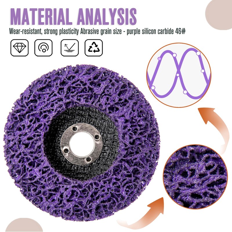 Strip Disc Stripping Wheel for Angle Grinders Rust Remover Disc