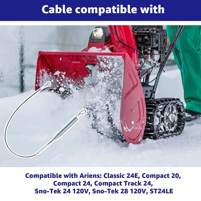 Sousery 06900438 Upper Traction Replace Auger Cable Compatible with SNO-Tek