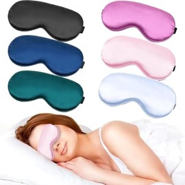 6 Piezas Antifaz Para Dormir, Cubre Ojos Para Dormirsombreado Efectivo De 360 Grados, Sueño Efectivo, Muy Adecuado Para Viajes, Trabajo, Siesta Y Uso 
