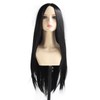 Black Long Straight Wig Women Hair Wig Comfortable Black Wig