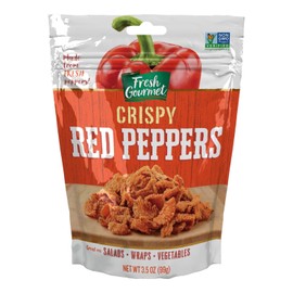 Fresh Gourmet Variety Pack - Includes Pickle-Flavored Crispy Dillies, Garlic Pepper Crispy Onions, and Crispy Red Peppers, 3.5 Oz Each - Perfect for Salads, Burgers, and Toppings (3-Pack) Variety Pack