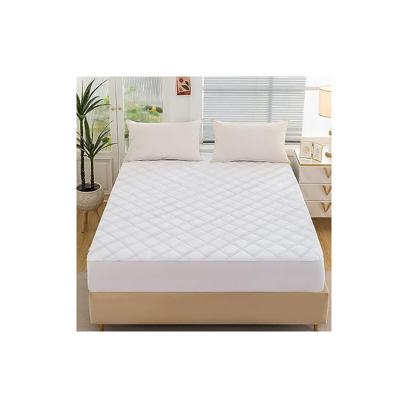 Comfy Nights 30cm Deep Microfibre Quilted Mattress Protector - King