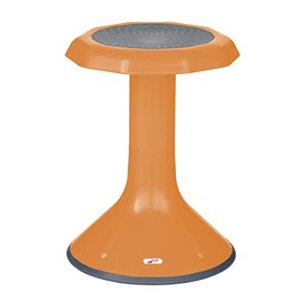 ECR4Kids ACE Active Core Engagement Wobble Stool, Flexible Seating, 18-Inch Seat Height, Orange