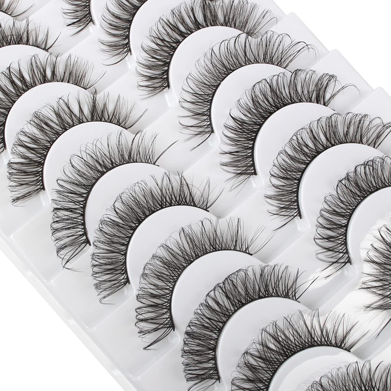 Glowing Win False Eyelashes Russian Strip Lashes Natural Look 3D