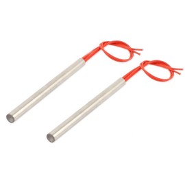 YXQ 12x150mm Cylinder 110V Cartridge Heater with String for 3D Printer Build Plate 500W 2 Pcs