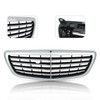 KARPAL Front Bumper Center Grille Chrome Grill Compatible with 2014-2020