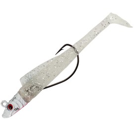Sidewinder Weedless Sandeels 4.5 Inch - 15 Gram - Silver Glitter