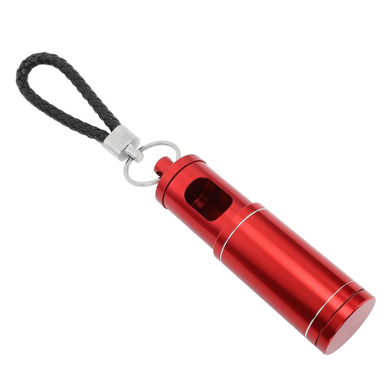 Portable Pocket Ashtray with Keychain Lanyard Retractable Circular Aluminium Alloy