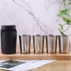 Spldsun Pack of 12 Hip Flask Mugs, Stainless Steel Cups,