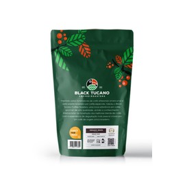 Black Tucano Specialty Coffee - Brazilian Whole Beans Medium Roast Coffee - Organic Coffee Whole Beans Coffee - 8.8 Ounces 250 Gr
