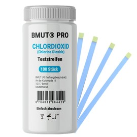 100x Test Strips Chlorine Dioxide Solution (CDL/CDS) Quick Test Water 0-500 ppm