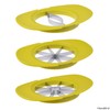 Apple/Tomato/Mango Cutters - Set of 3 - Sturdy Base Keeps