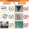 Sunxeke 80pcs Aluminum Large Flange Blind Rivets,3/16" x 3/4", Flange