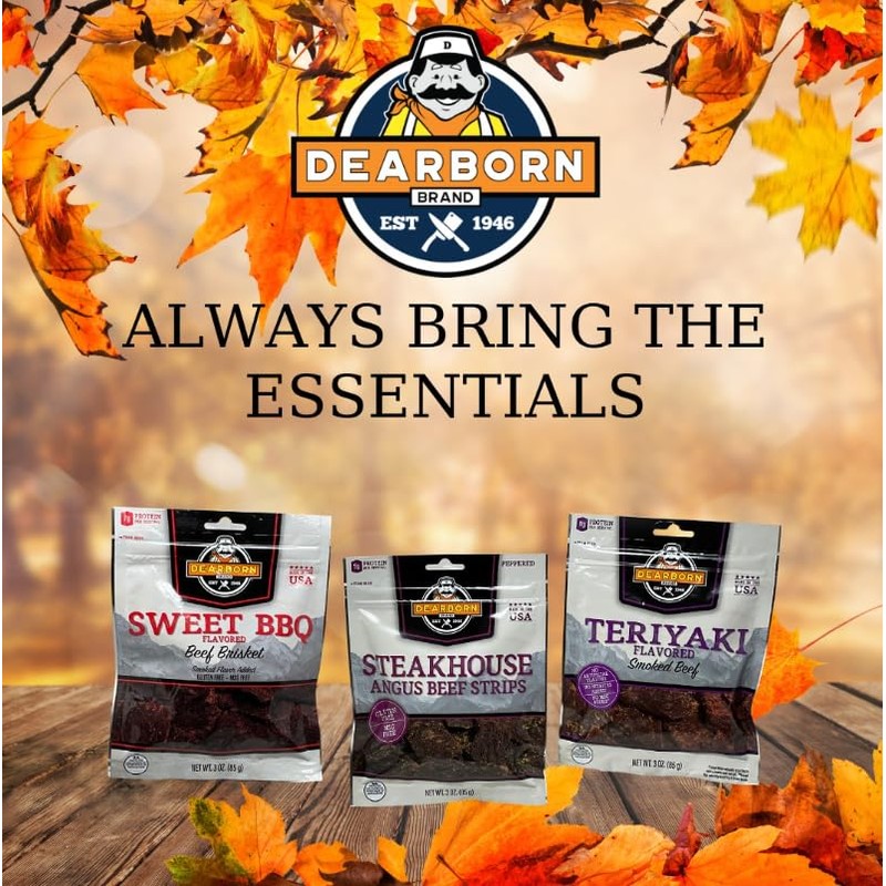 Generic Dearborn Sweet BBQ Beef Jerky (Sweet BBQ) 2 pack