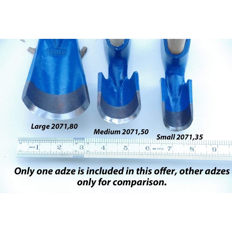 Muller Large 3 Inch Gutter Adze Made in Austria 2071,80