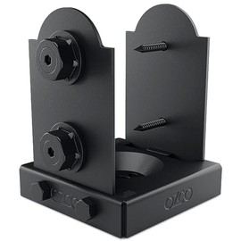 OZCO 54207 Laredo Sunset Lite 4x4 Post Base, (1 per Pack),Black