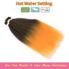 Ombre Orange Braiding Hair Pre stretched 30 Inch 3 Packs