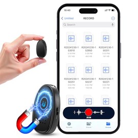 16GB Portable Digital Voice Recorder,Black