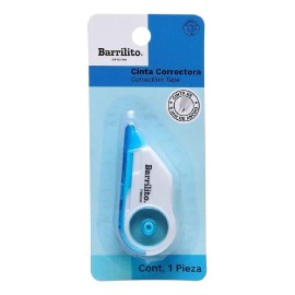 Barrilito Corrector Cinta 6 M X 5mm Barrilito 2 Piezas