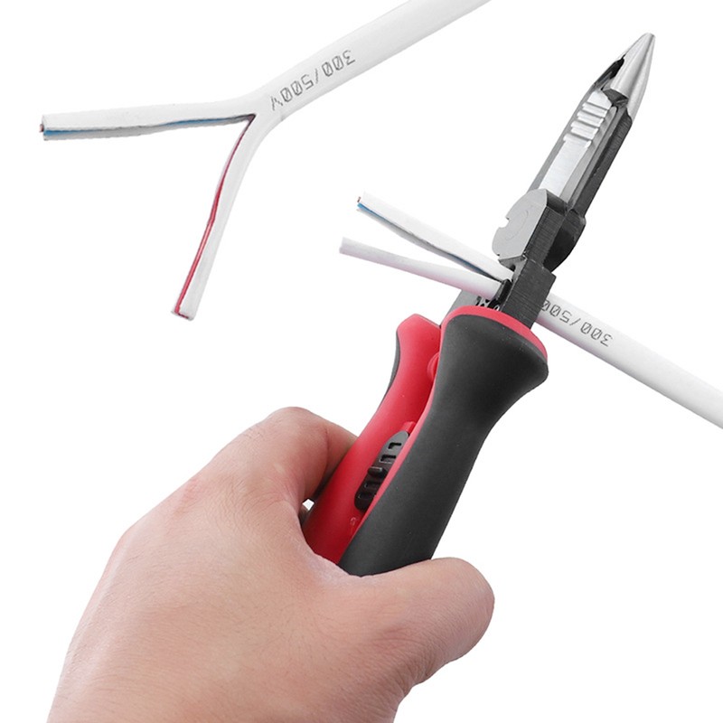 6 in 1 Steel Wire Stripper MultiFunctional Crimping Pliers Cutter