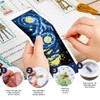 ORIGACH 6 Set Universe Starry Night Cross Stitch Bookmark Kit
