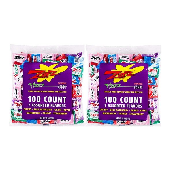 Zotz Fizzy Candy, Assorted Flavors, 200 Count