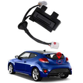 Veloster Trunk Button for 2012-2017 Hyundai Veloster Rear Hatch Lock Release Switch Trunk Latch Button Replace # 81260-2V010, 812602V010